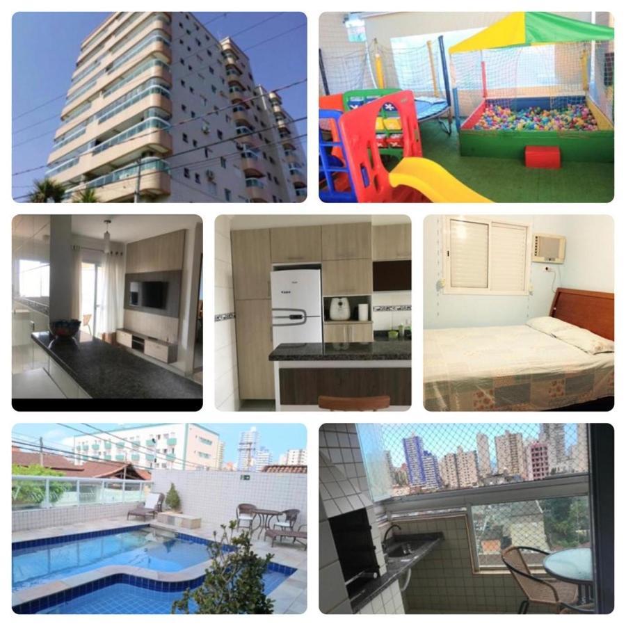 Apto Com Piscina E Churrasqueira Прая Гранде Екстериор снимка